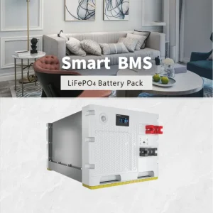 Quality Blue carbon lithium batteries for solar systems with Smart BMS 24v